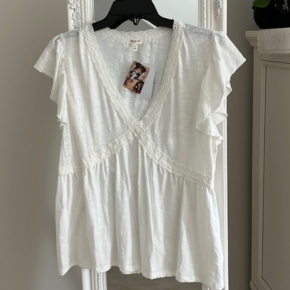 Self Esteem Tops - Self Esteem surplice top